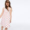 لاكوست فستان من القطن من مجموعة polka dot للفتيات