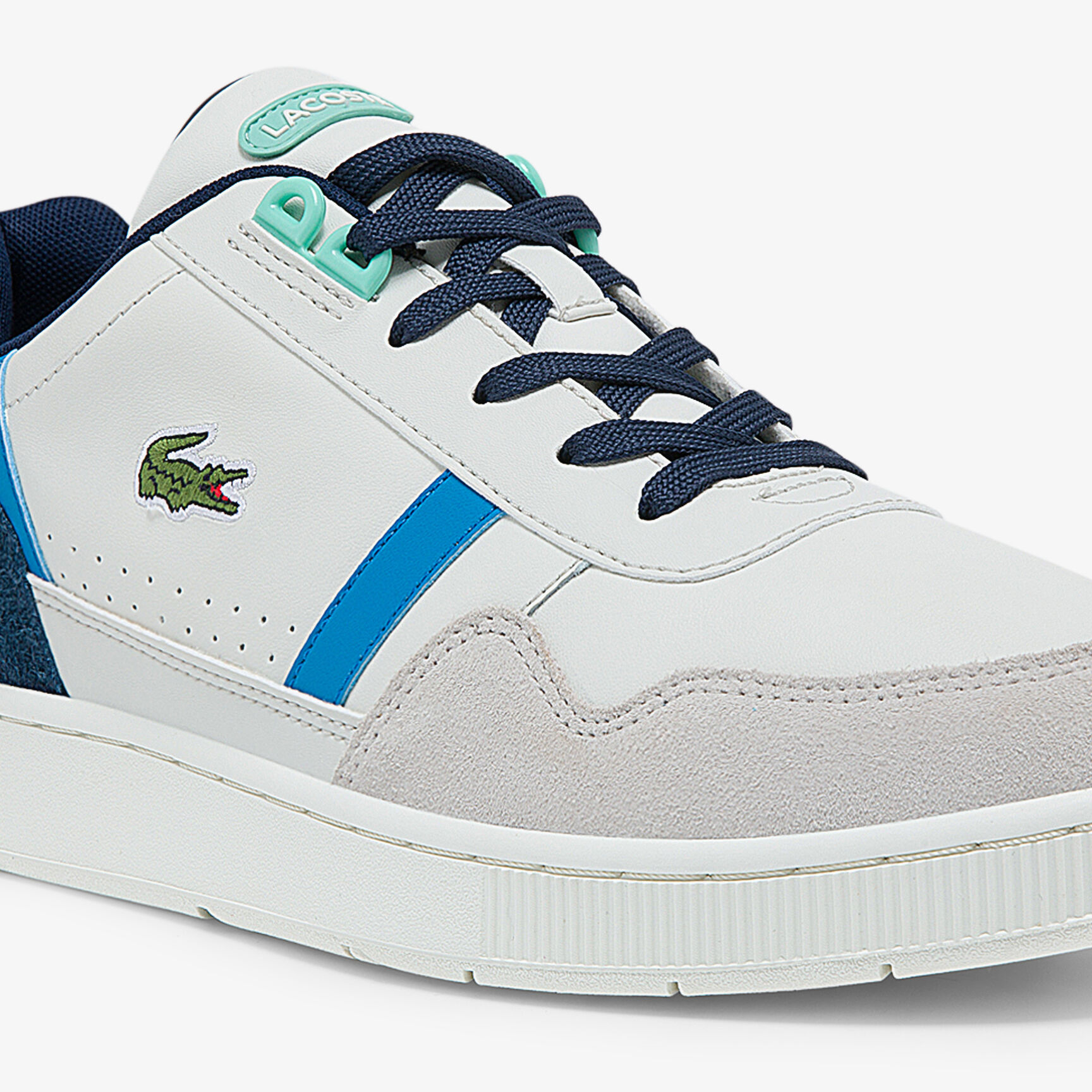 حذاء رياضي رجالي مصنوع من الجلد والشمواه