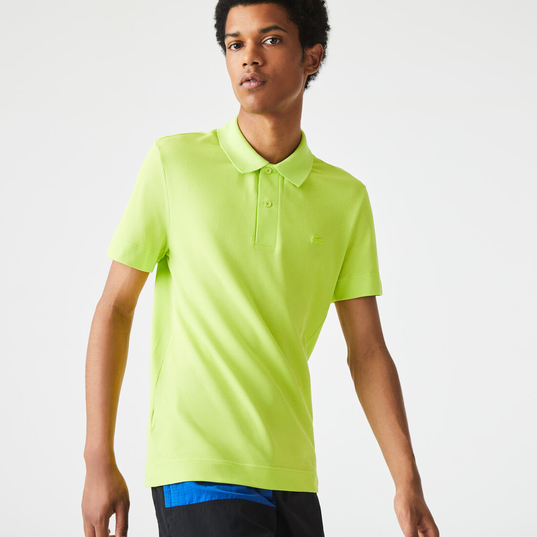 Men's Lacoste Slim Fit Organic Stretch Cotton Piqué Polo Shirt Men's Lacoste Slim Fit Organic Stretch Cotton Piqué Polo Shirt