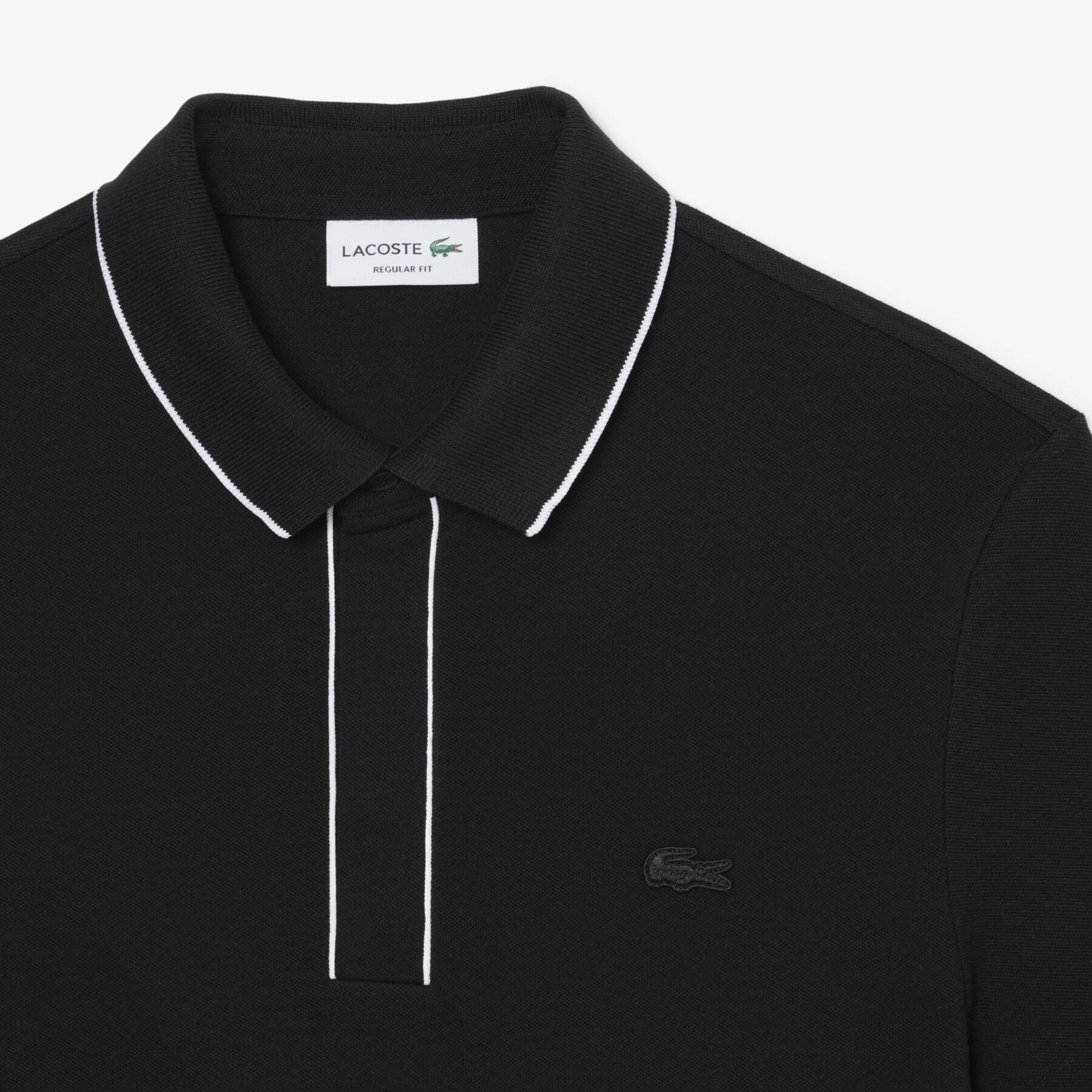 lacoste regular fit paris stretch pique polo shirt