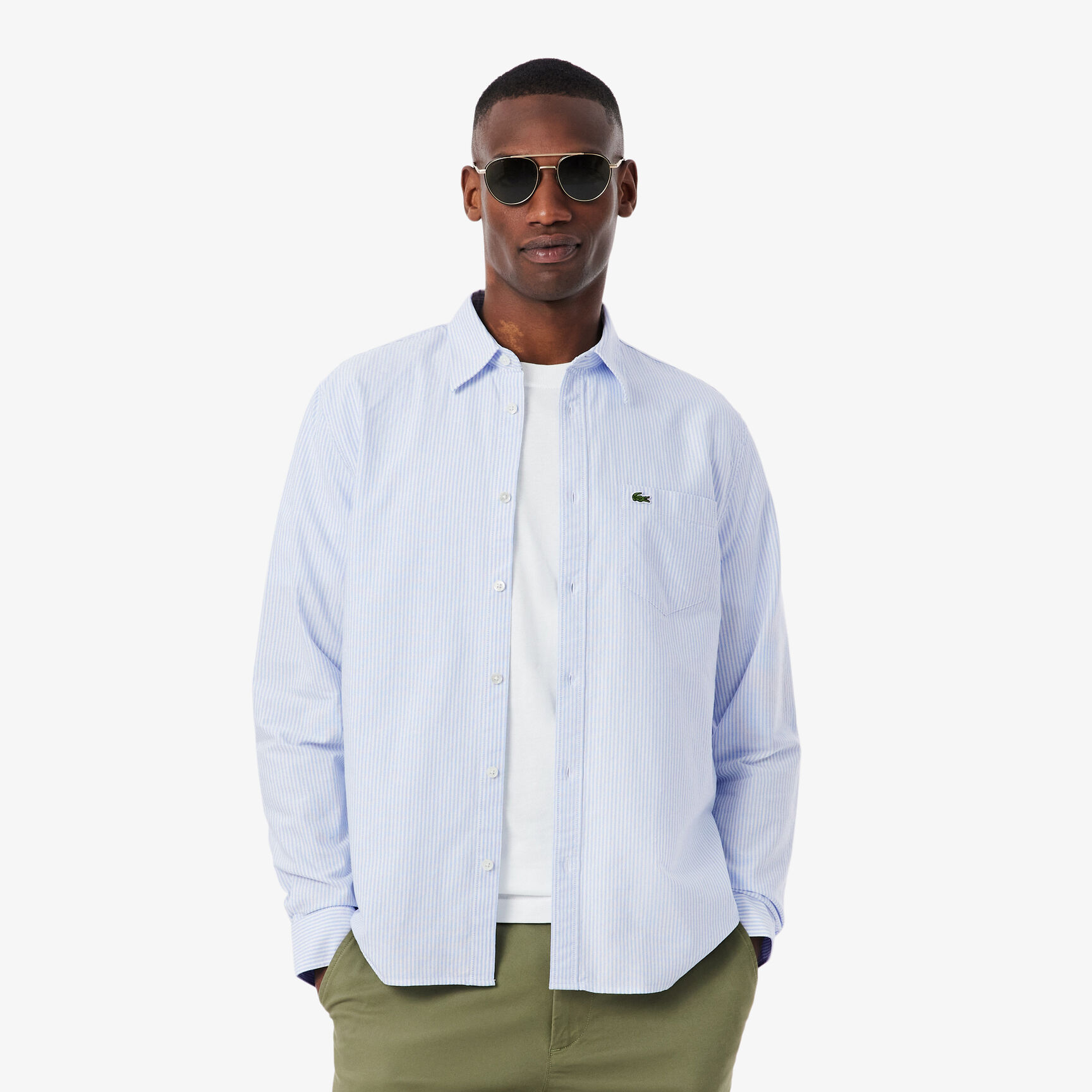 Regular Fit Striped Oxford Shirt