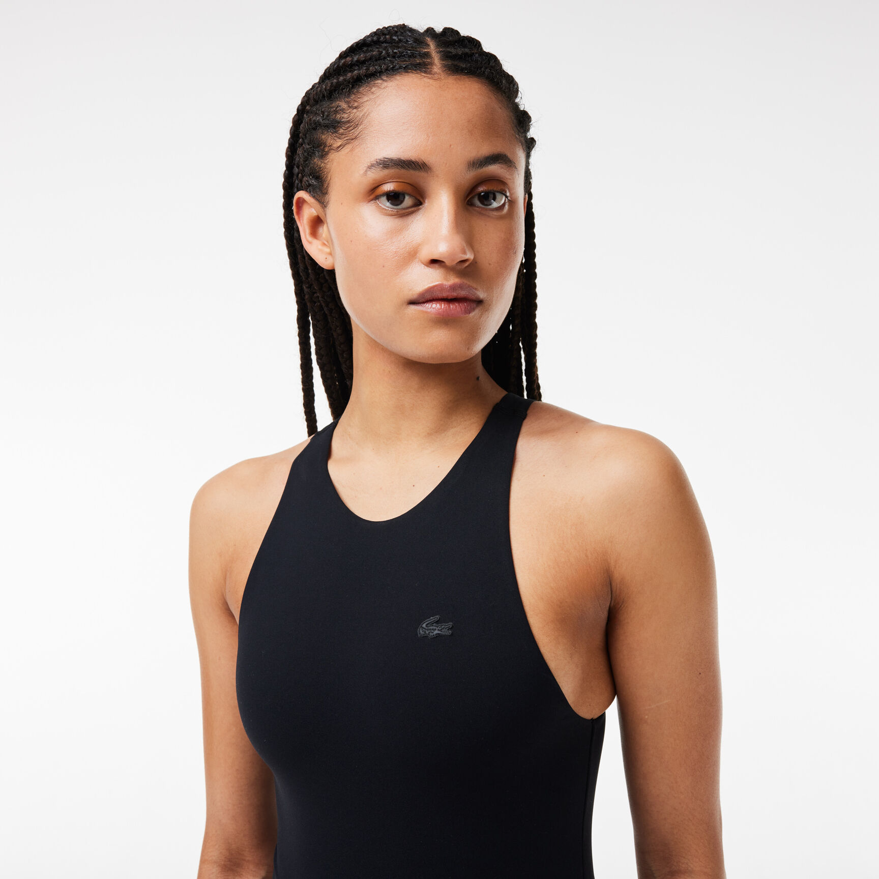 Women's Lacoste One-Piece Recycled Polyamide Swimsuit Women's Lacoste One-Piece Recycled Polyamide Swimsuit