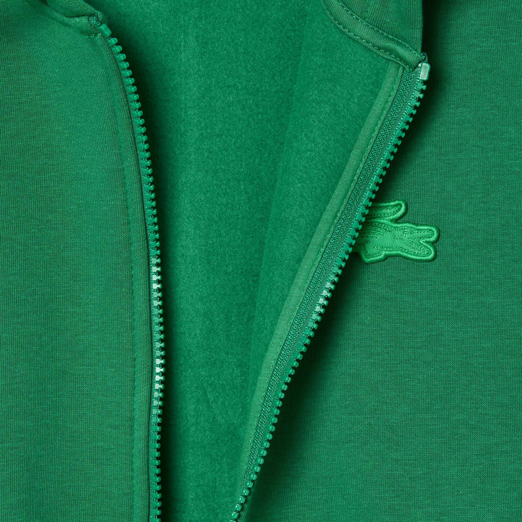 Zipped Cotton Jogger Sweatshirt