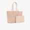 lacoste anna reversible tote with pouch