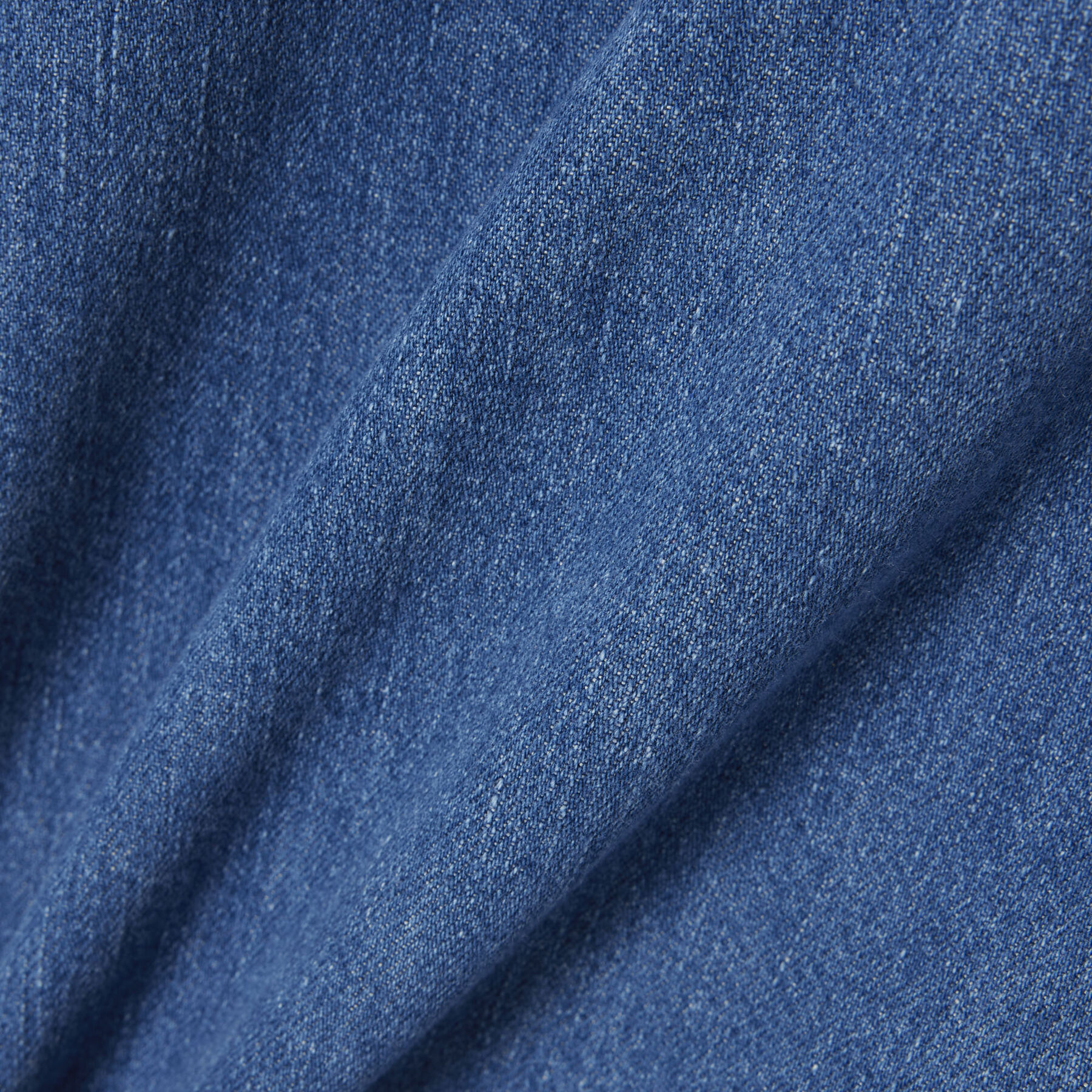 Oversized Lightweight Denim Polo Shirt Oversized Lightweight Denim Polo Shirt