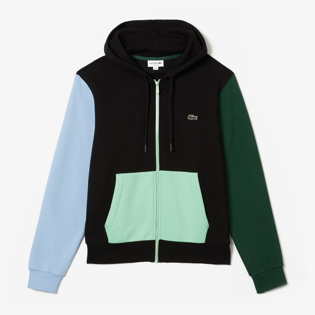 Men's Lacoste Classic Fit Color-block Hooded Zip Sweatshirt