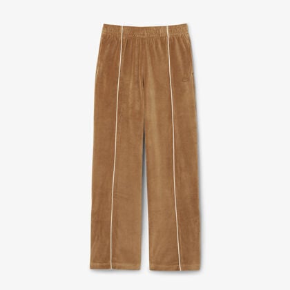Trim Accent Velour Sweatpants