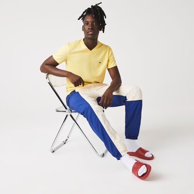 Men's V-neck Pima Cotton Jersey T-shirt