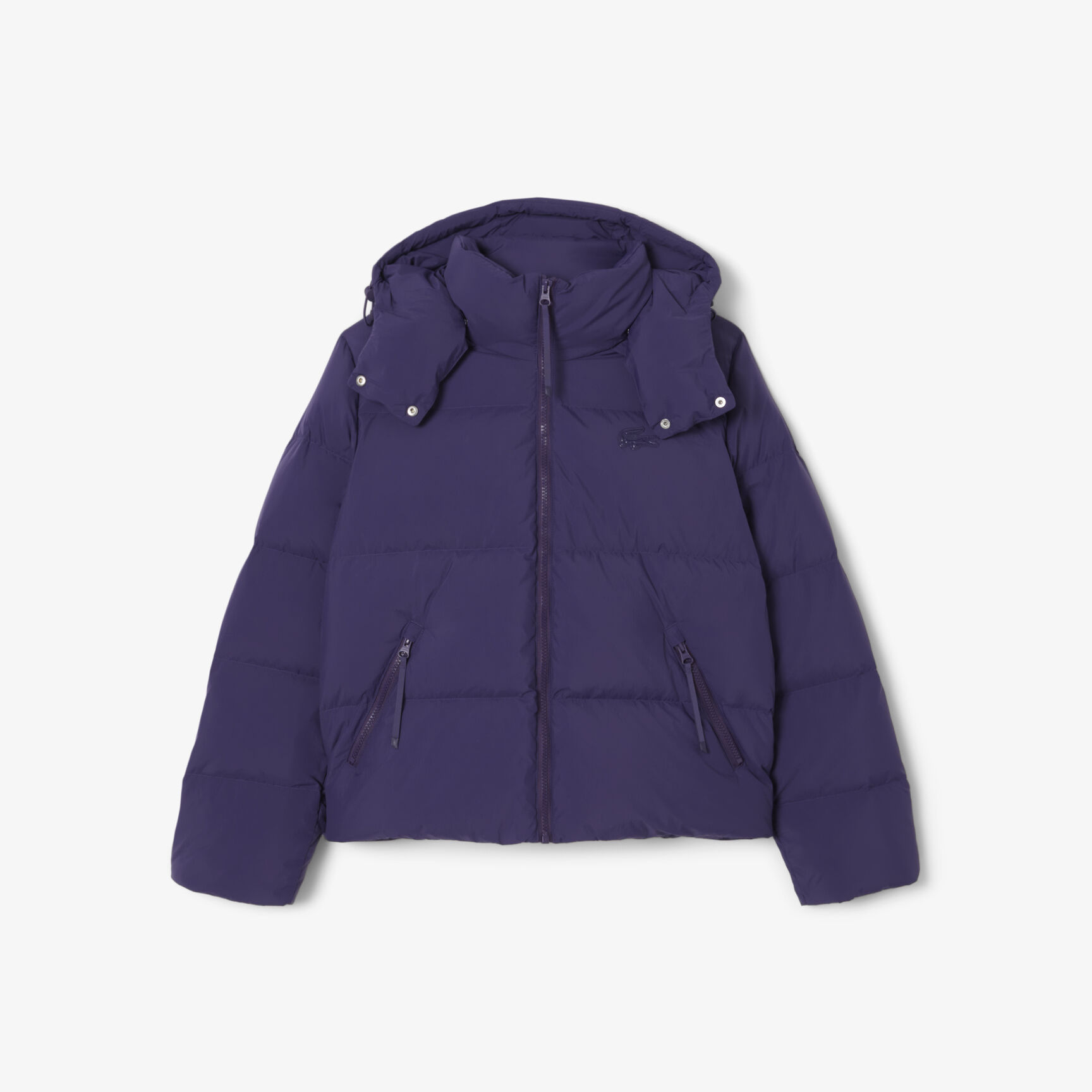 سترة مبطنة بغطاء للرأس بتصميم مريح