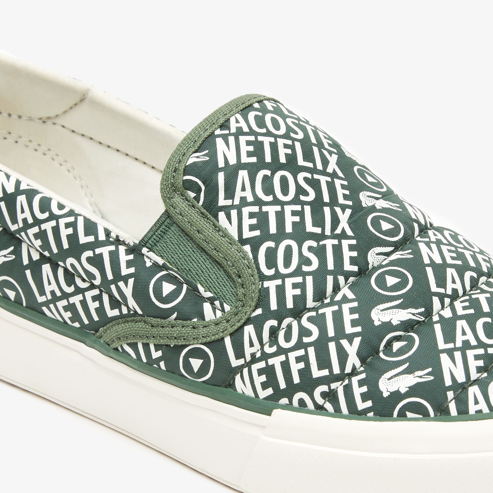 Children's Lacoste x Netflix Jump Server Slip Textile Slip On Children's Lacoste x Netflix Jump Server Slip Textile Slip On