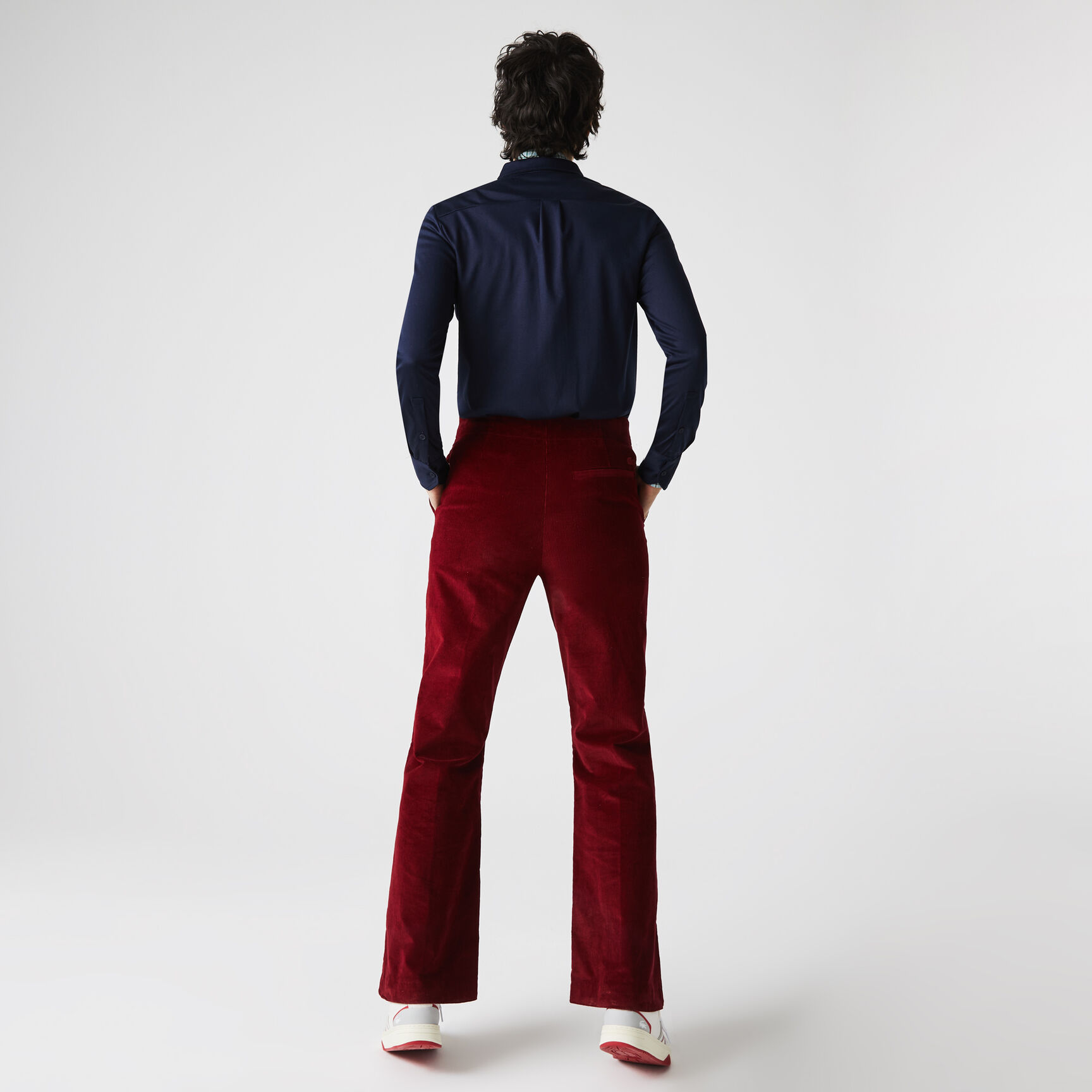 Women's Lacoste Loose Fit Shirt Style Pima Cotton Polo Women's Lacoste Loose Fit Shirt Style Pima Cotton Polo