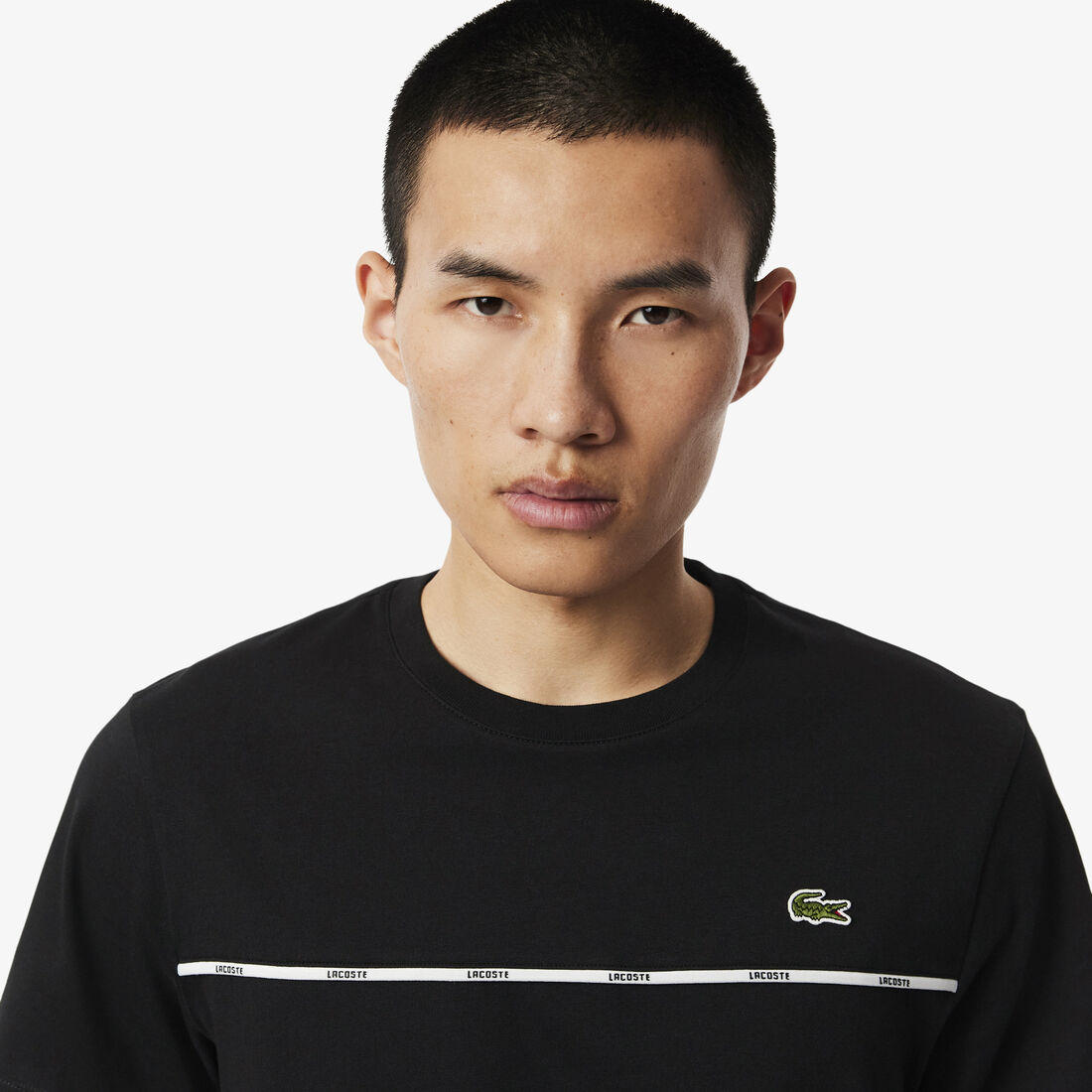 Lacoste Trim Cotton Jersey T-shirt Lacoste Trim Cotton Jersey T-shirt