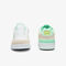 lacoste men s t clip leather citrus accent trainers