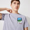 Men's Lacoste SPORT 3D Design Breathable Cotton Golf T-shirt men s lacoste sport 3d design breathable cotton golf t shirt