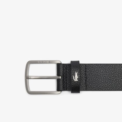 Grained Leather Belt