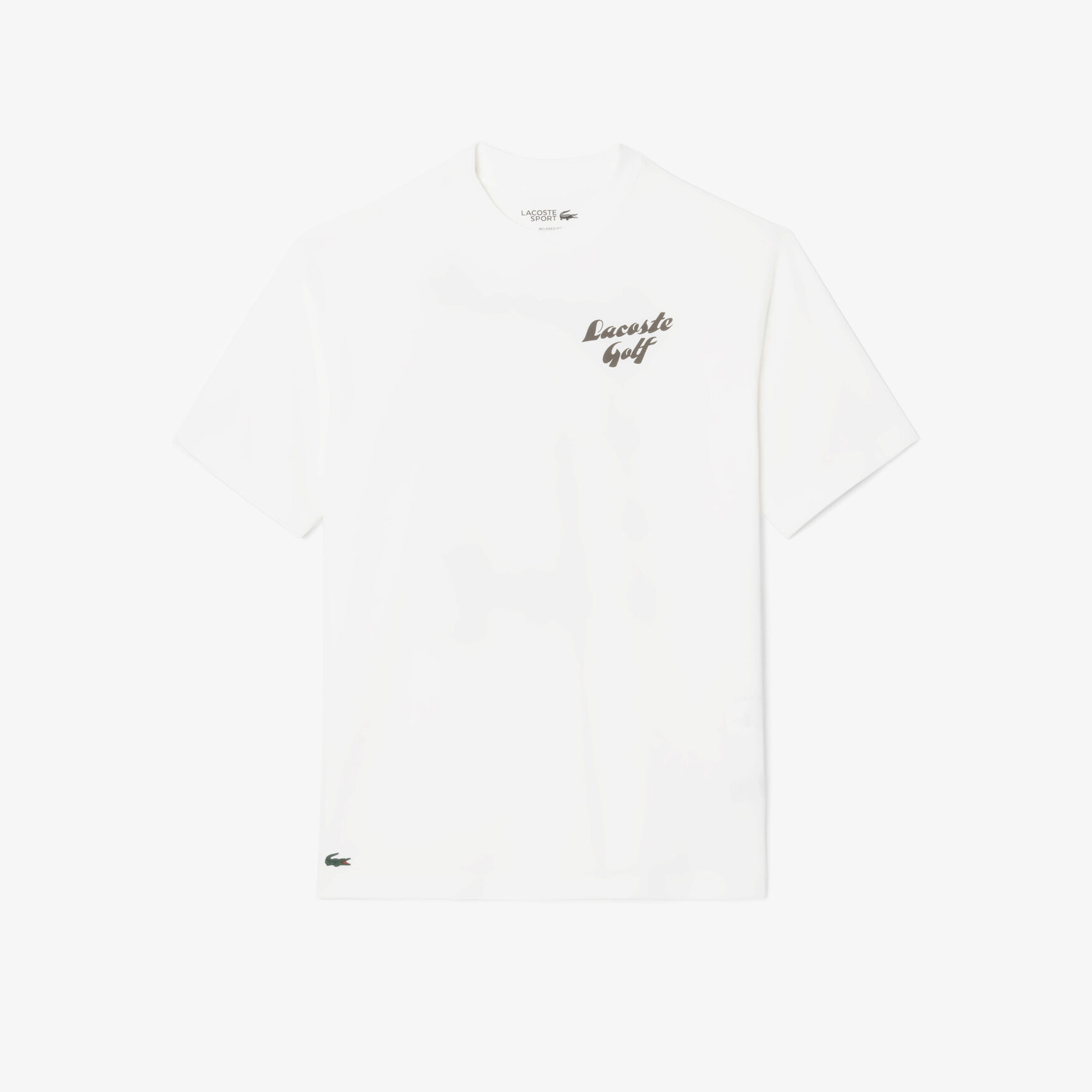 تي شيرت جولف مطبوع بقصّة مريحة