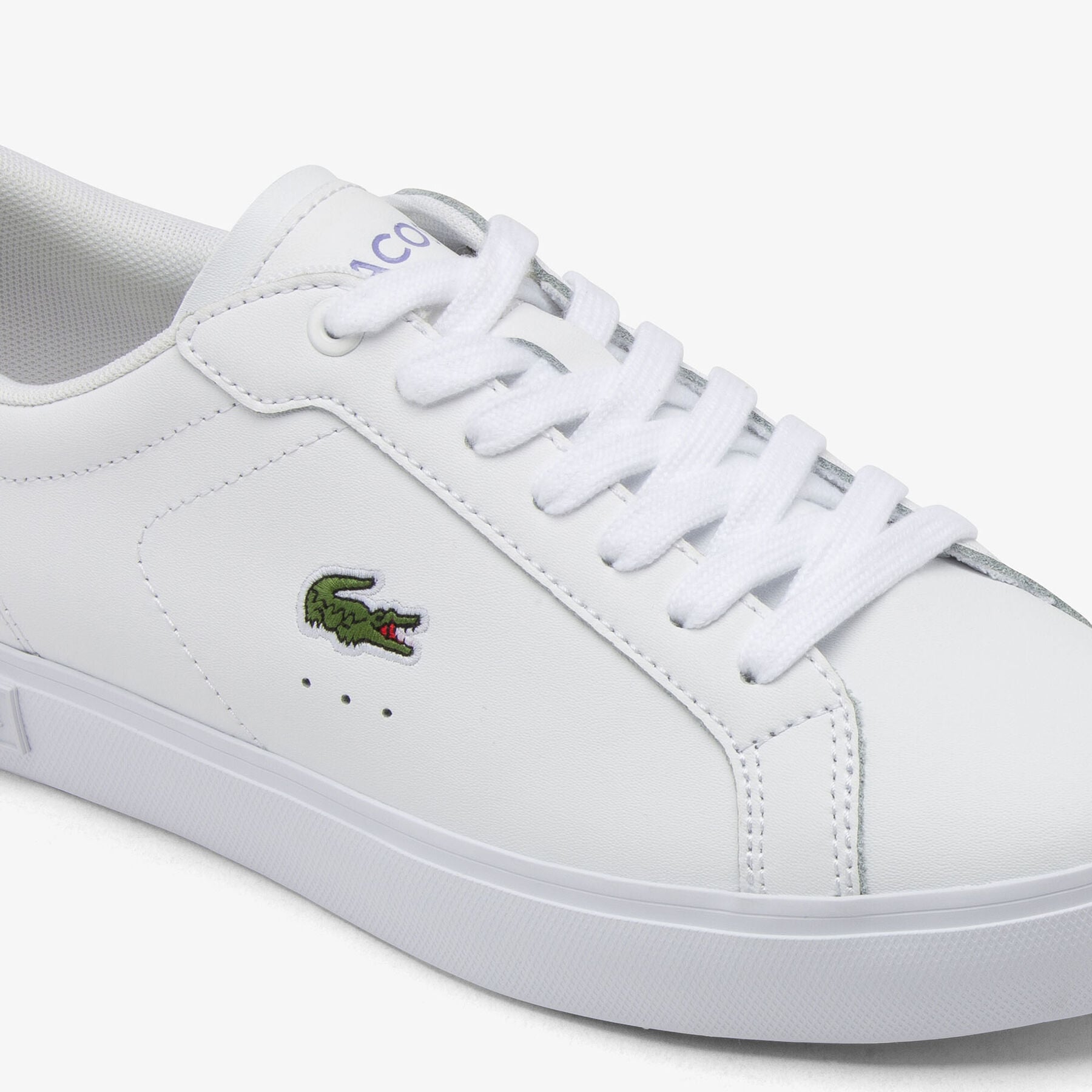 Women's Powercourt Leather Sneakers lacoste women s powercourt leather sneakers