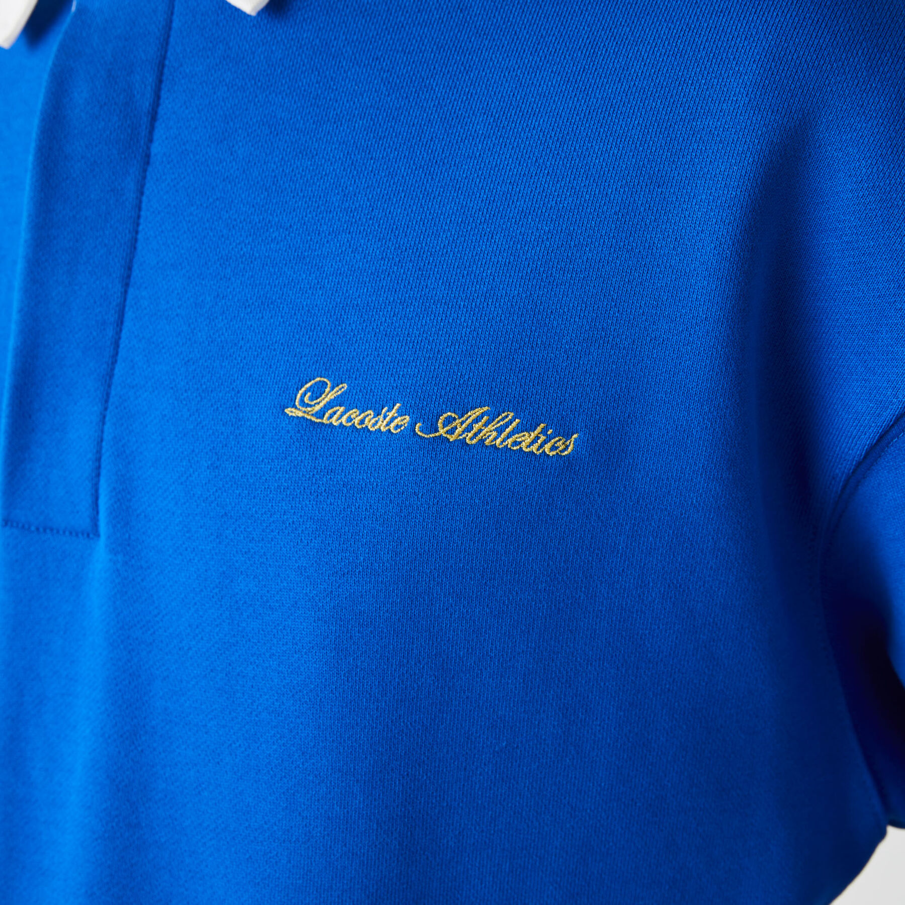 men s lacoste live colourblock fleece polo shirt sweatshirt