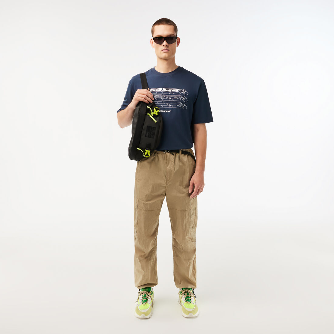 Men's Lacoste Loose Fit Organic Cotton Pique T-shirt Men's Lacoste Loose Fit Organic Cotton Pique T-shirt