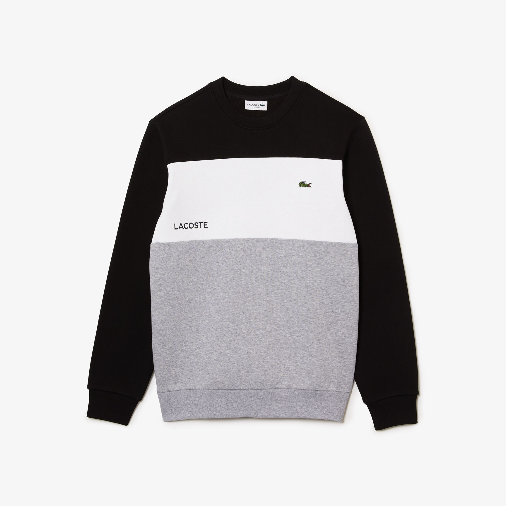 Men’s Lacoste Branded Color-Block Sweatshirt