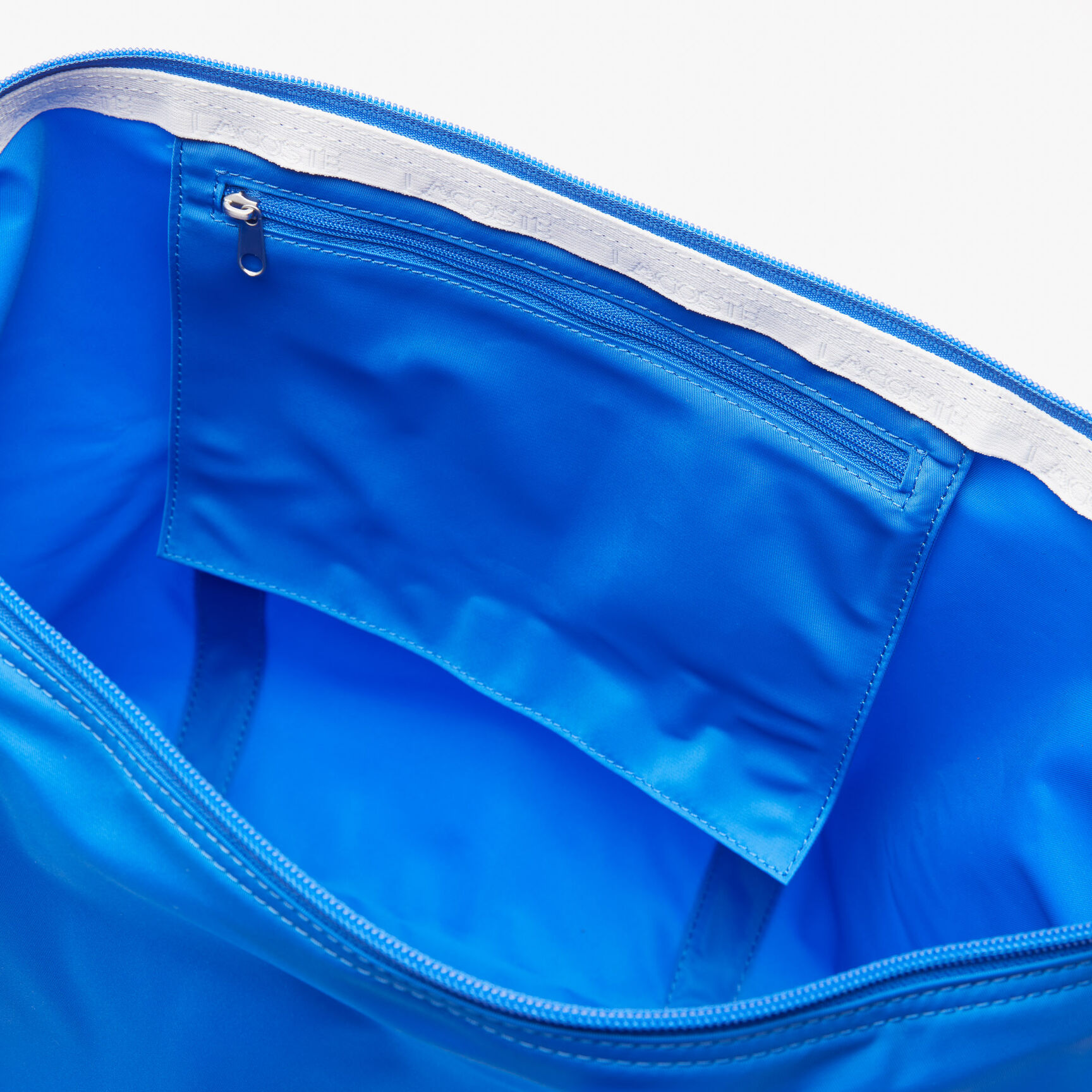 Women's Lacoste Color-Block Branded Handle Shopping Bag