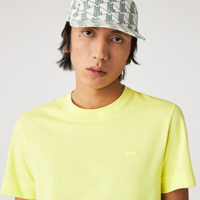 Men's Crew Neck Organic Cotton Piqué Blend T-shirt