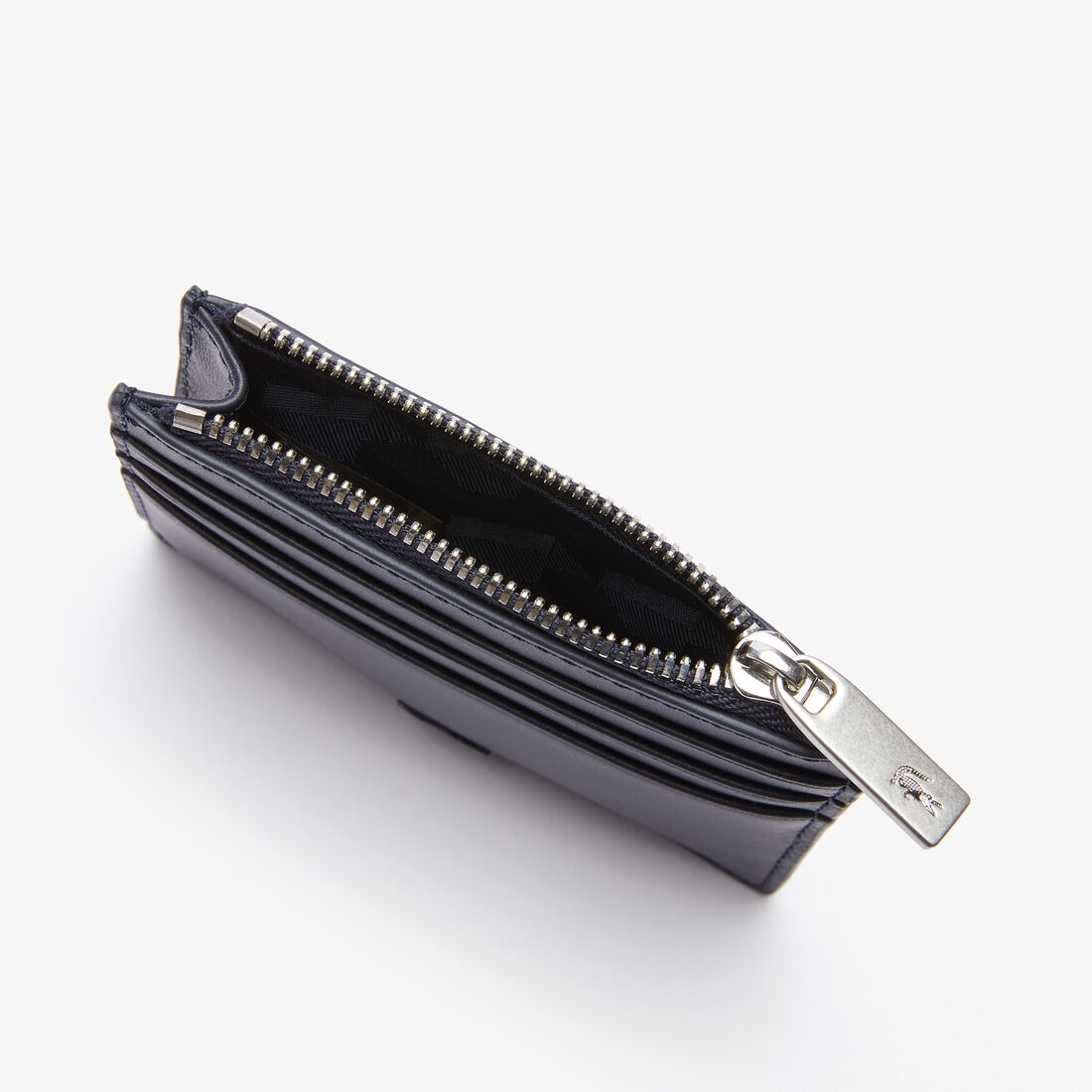 Men's Fitzgerald Zippered Smooth Leather Credit Card Holder Men's Fitzgerald Zippered Smooth Leather Credit Card Holder