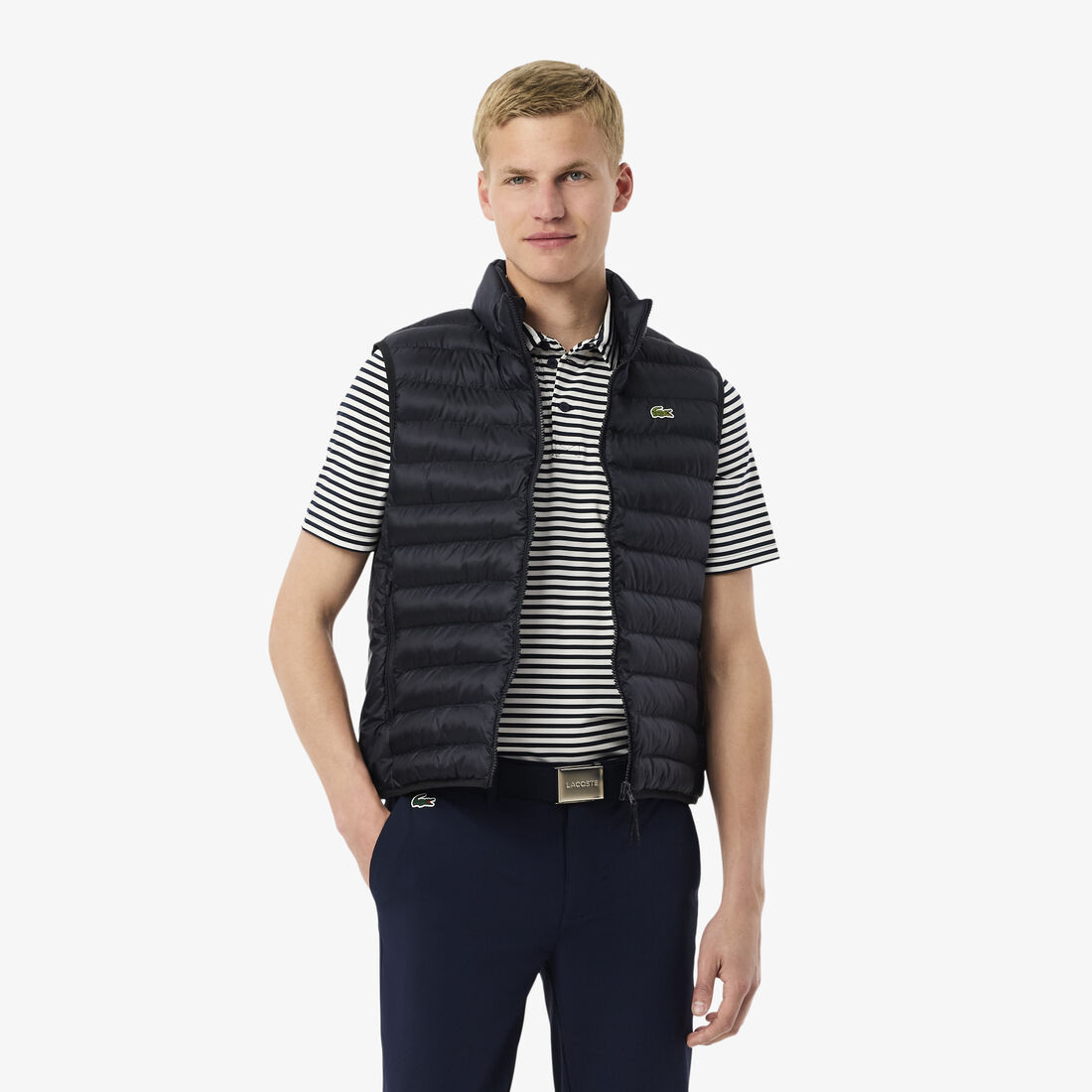 Water-Repellent Puffed Vest