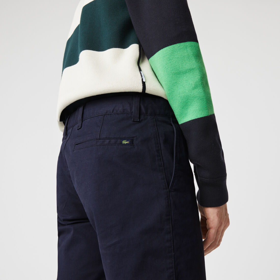 Men's Slim Fit Stretch Gabardine Bermuda Shorts Men's Slim Fit Stretch Gabardine Bermuda Shorts