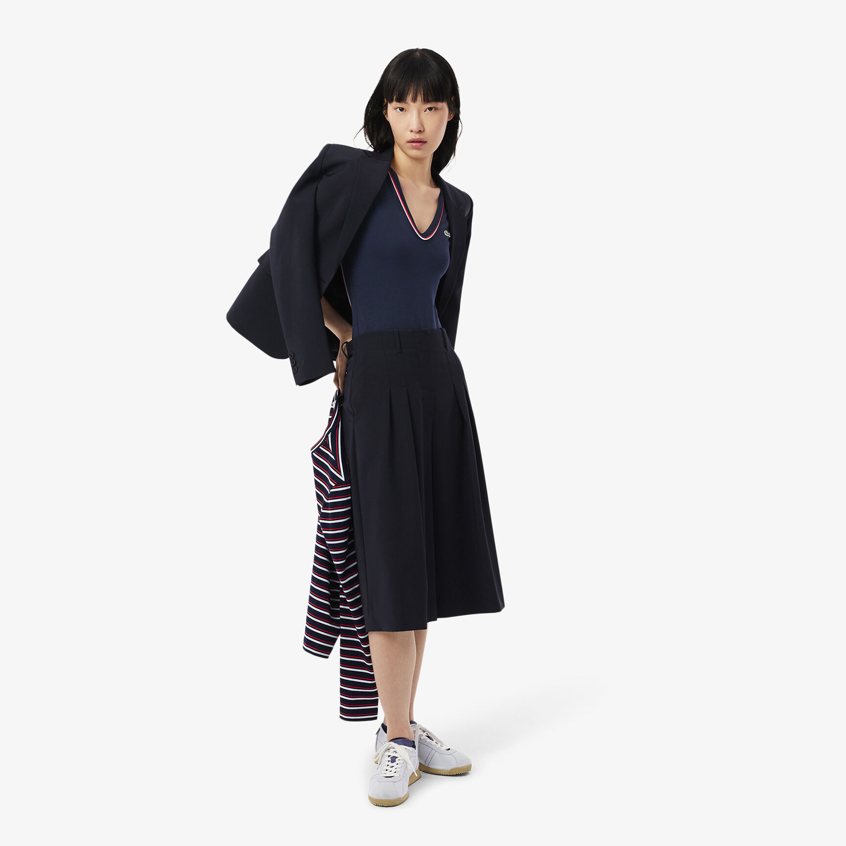 Slim Fit Open Back Cotton Body