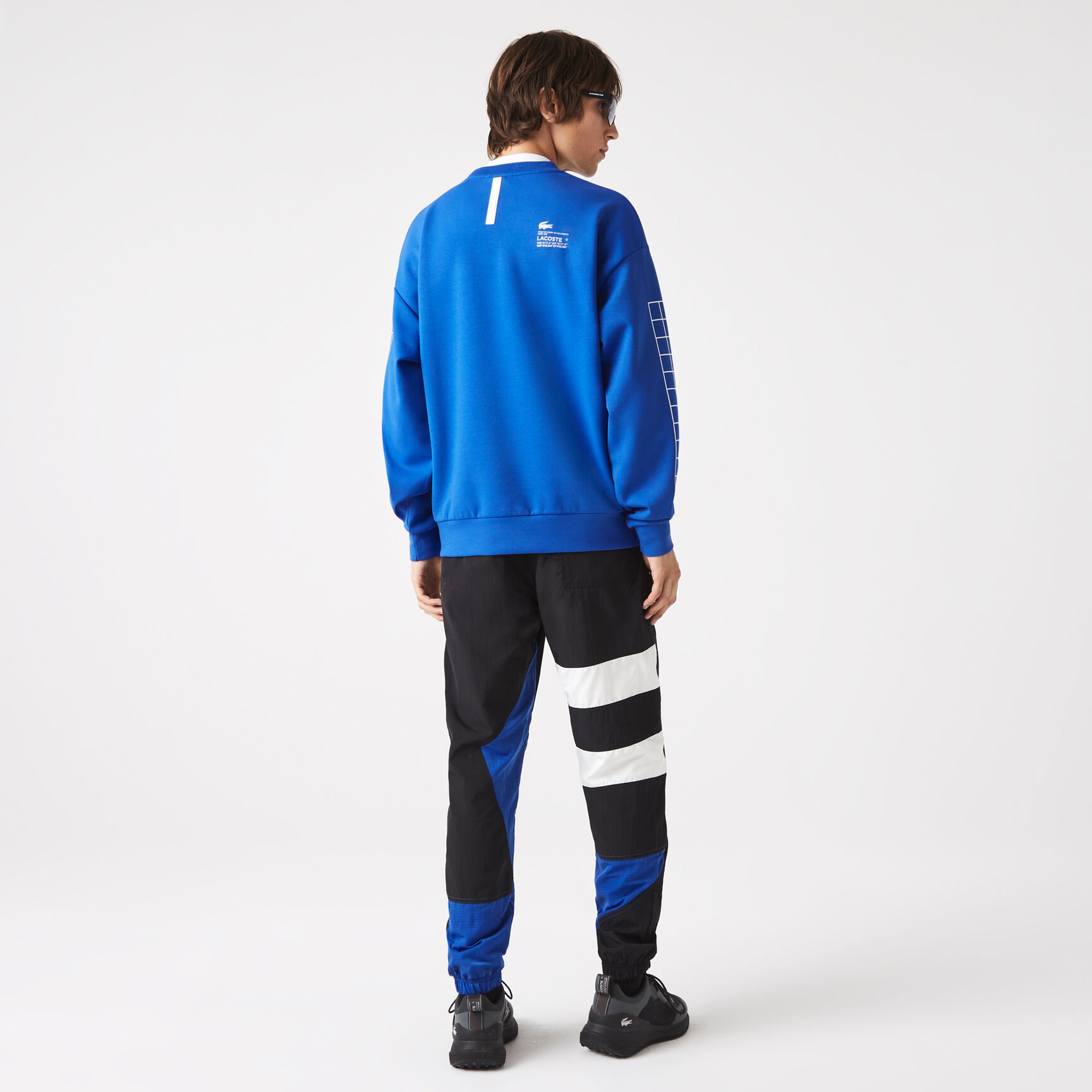 Men's Lacoste Loose Fit Two-Ply Piqu&eacute; Sweatshirt