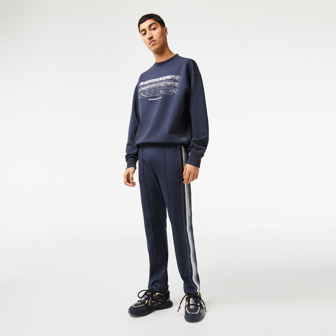 Men's Lacoste Regular Fit Pique Track Pants