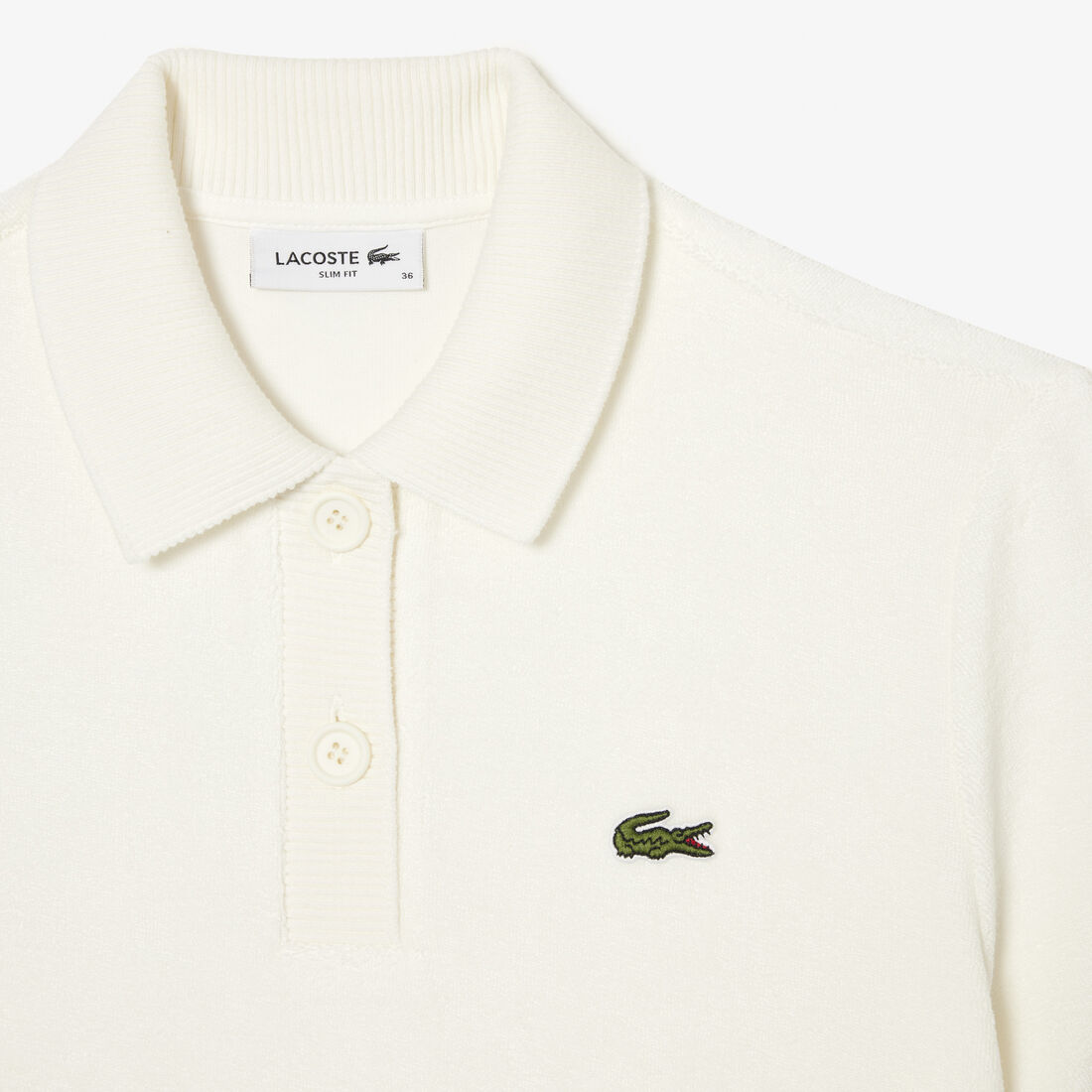 Women's Lacoste Organic Cotton Terry Polo Shirt Women's Lacoste Organic Cotton Terry Polo Shirt