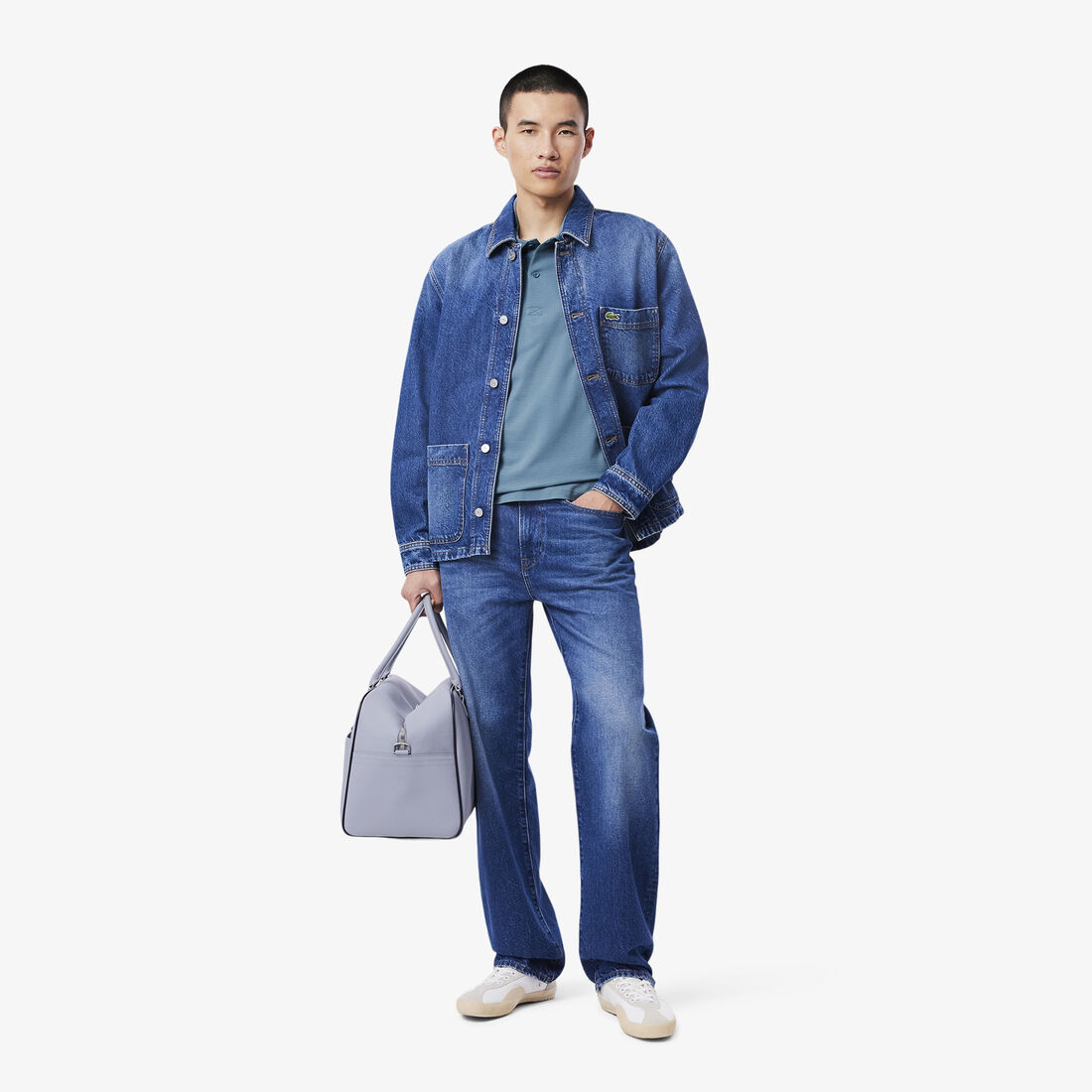 Regular Fit Cotton Blend Polo Shirt Regular Fit Cotton Blend Polo Shirt