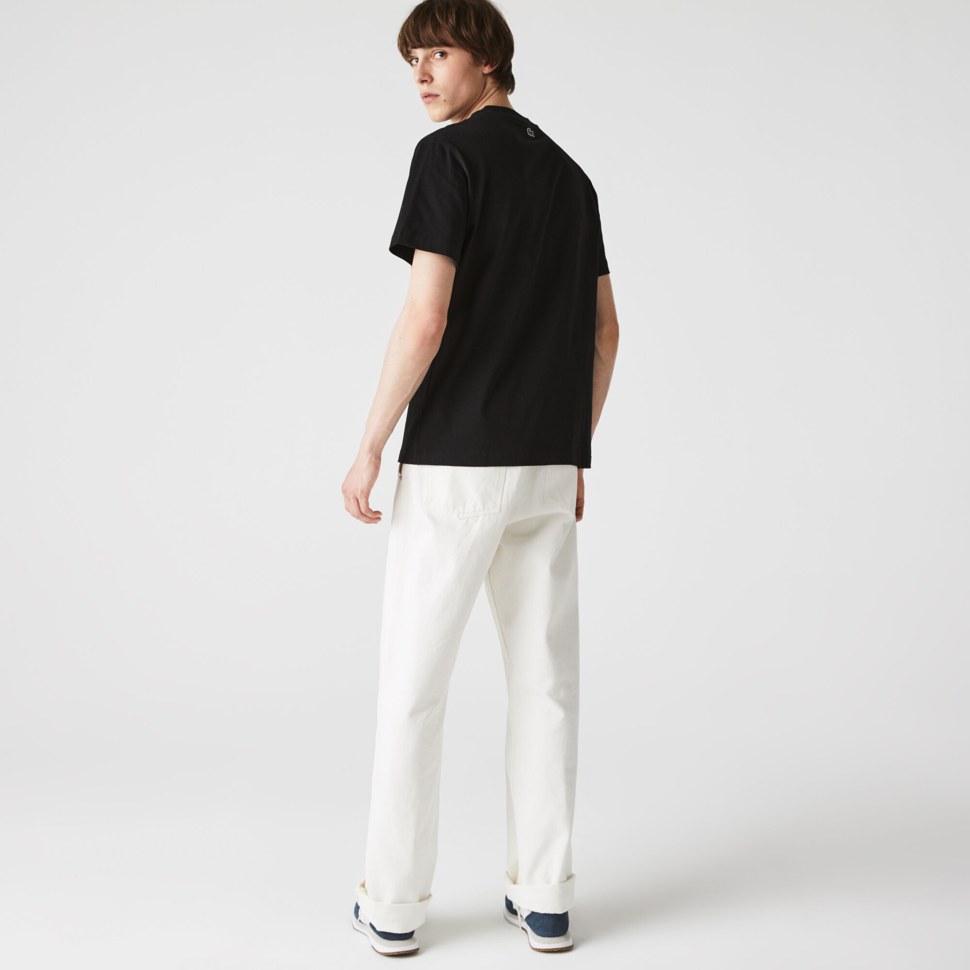 تي شيرت قطني للجنسين مع طباعة مجموعة Lacoste LIVE تي شيرت قطني للجنسين مع طباعة مجموعة Lacoste LIVE