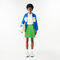 lacoste short pleated elastic waist skirt