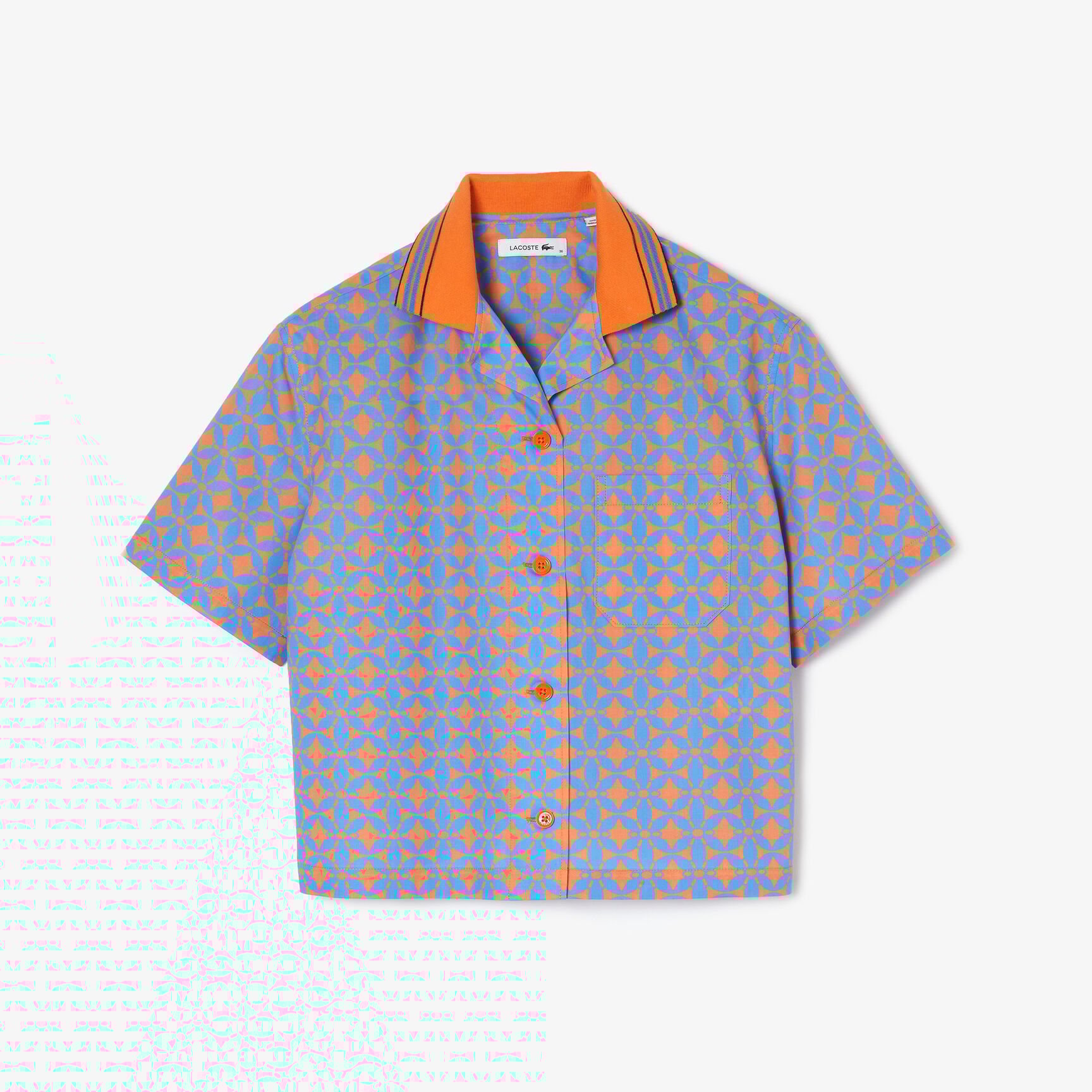 قميص قطن بوبلين مطبوع للنساء قميص قطن بوبلين مطبوع للنساء