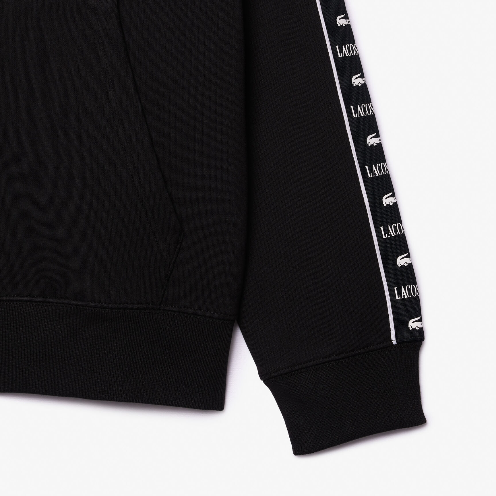 Logo Stripe Zip-Up Hoodie Logo Stripe Zip-Up Hoodie