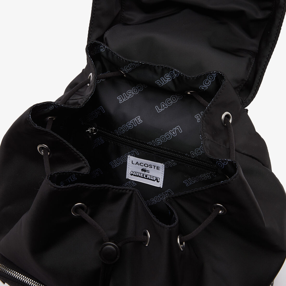 حقيبة ظهر نايلون مطبوعة للجنسين مجموعة Lacoste x Minecraft حقيبة ظهر نايلون مطبوعة للجنسين مجموعة Lacoste x Minecraft