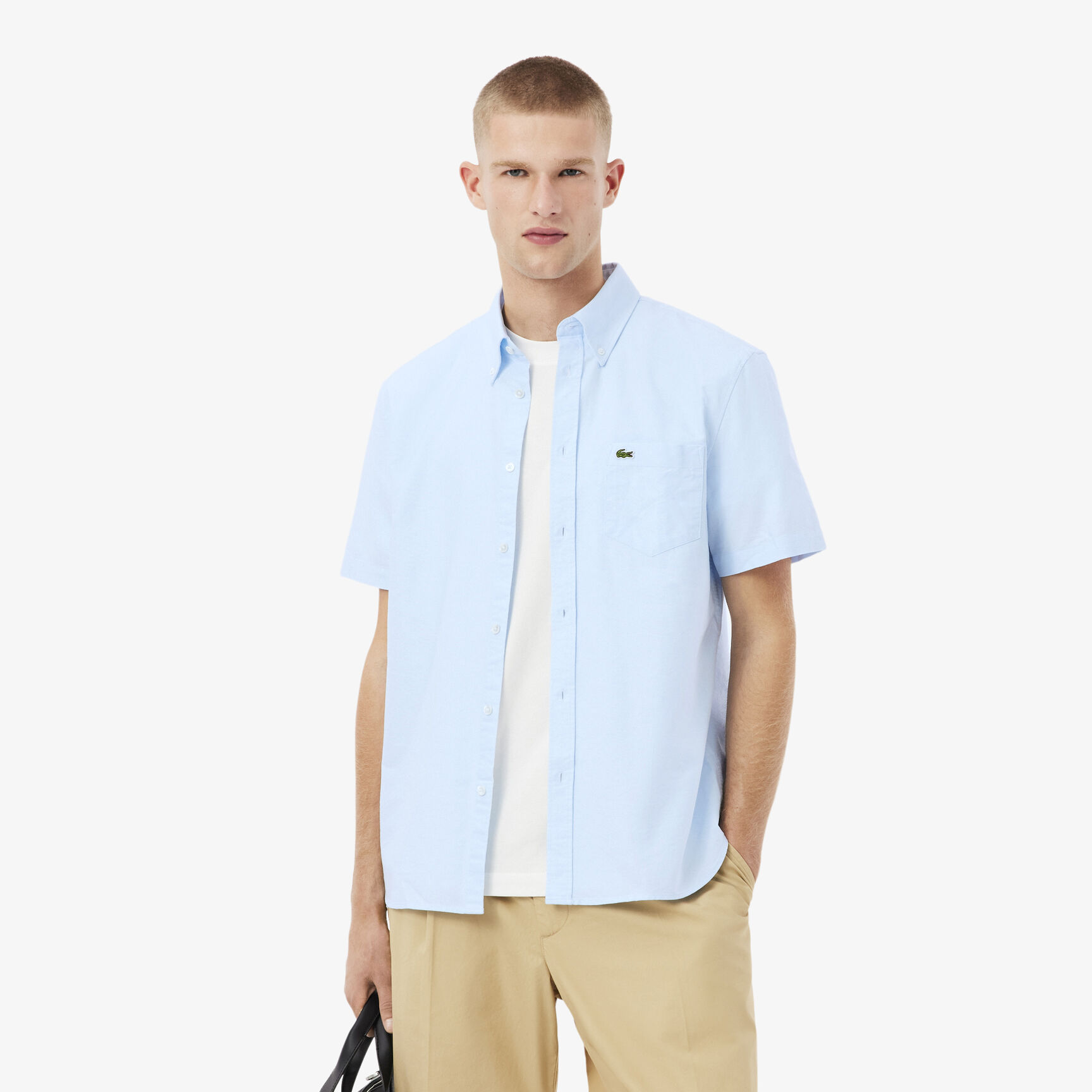 Regular Fit Short Sleeved Oxford Shirt