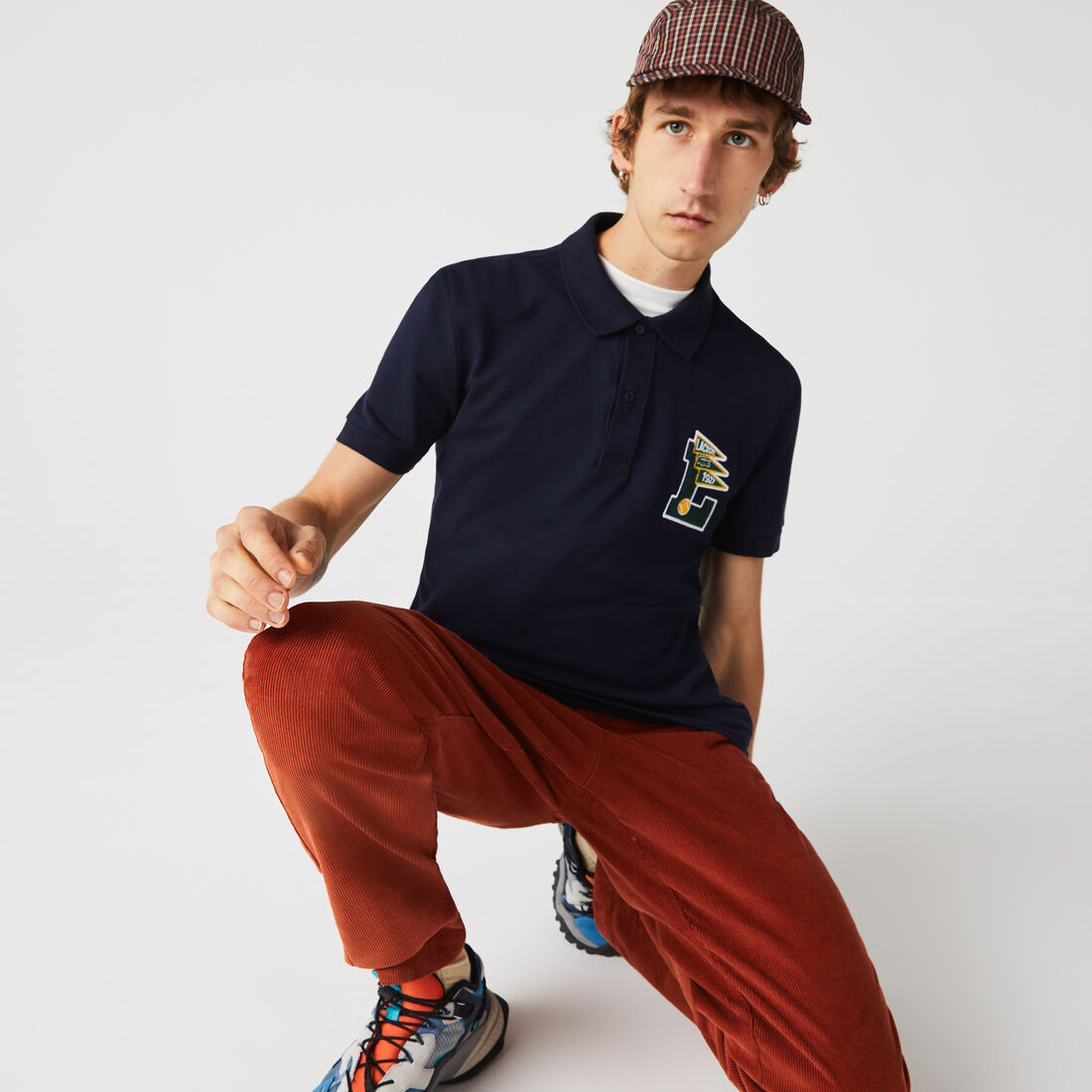 Men’s Lacoste Regular Fit L Badge Cotton Piqué Polo Men’s Lacoste Regular Fit L Badge Cotton Piqué Polo