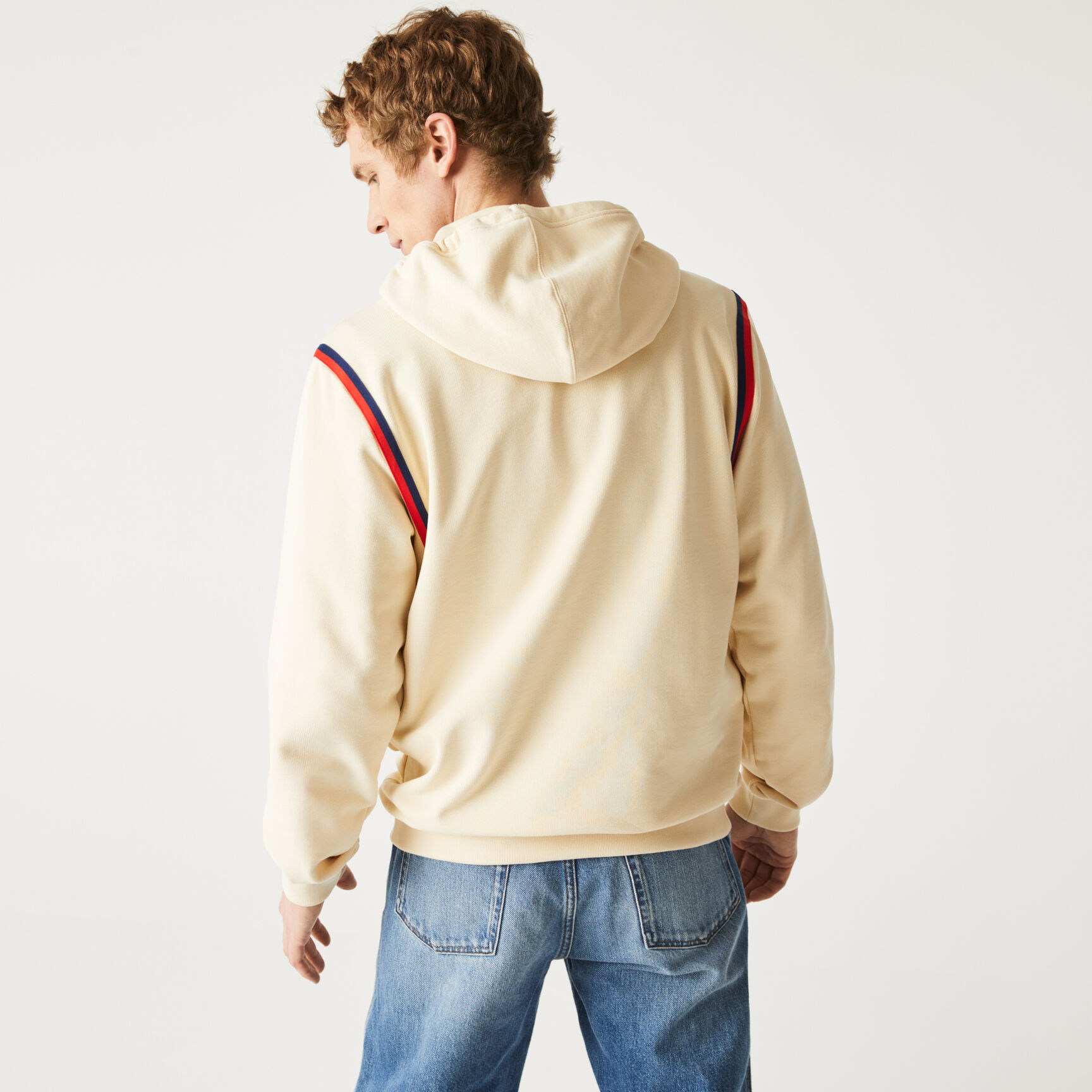 Men&rsquo;s Made In France Hooded Organic Cotton Fleece Sweatshirt