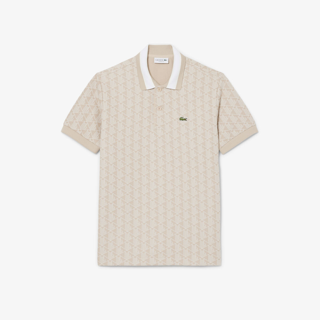 Classic Fit Monogram Jacquard Polo Shirt Classic Fit Monogram Jacquard Polo Shirt
