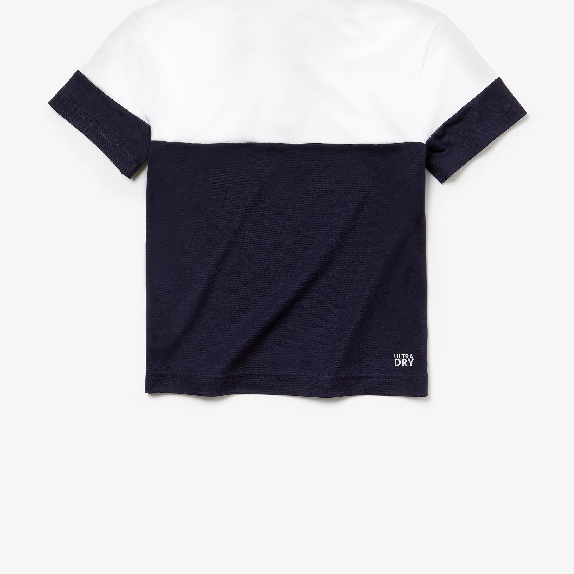 Boys' Lacoste SPORT Colourblock Breathable Piqué Tennis Polo Shirt