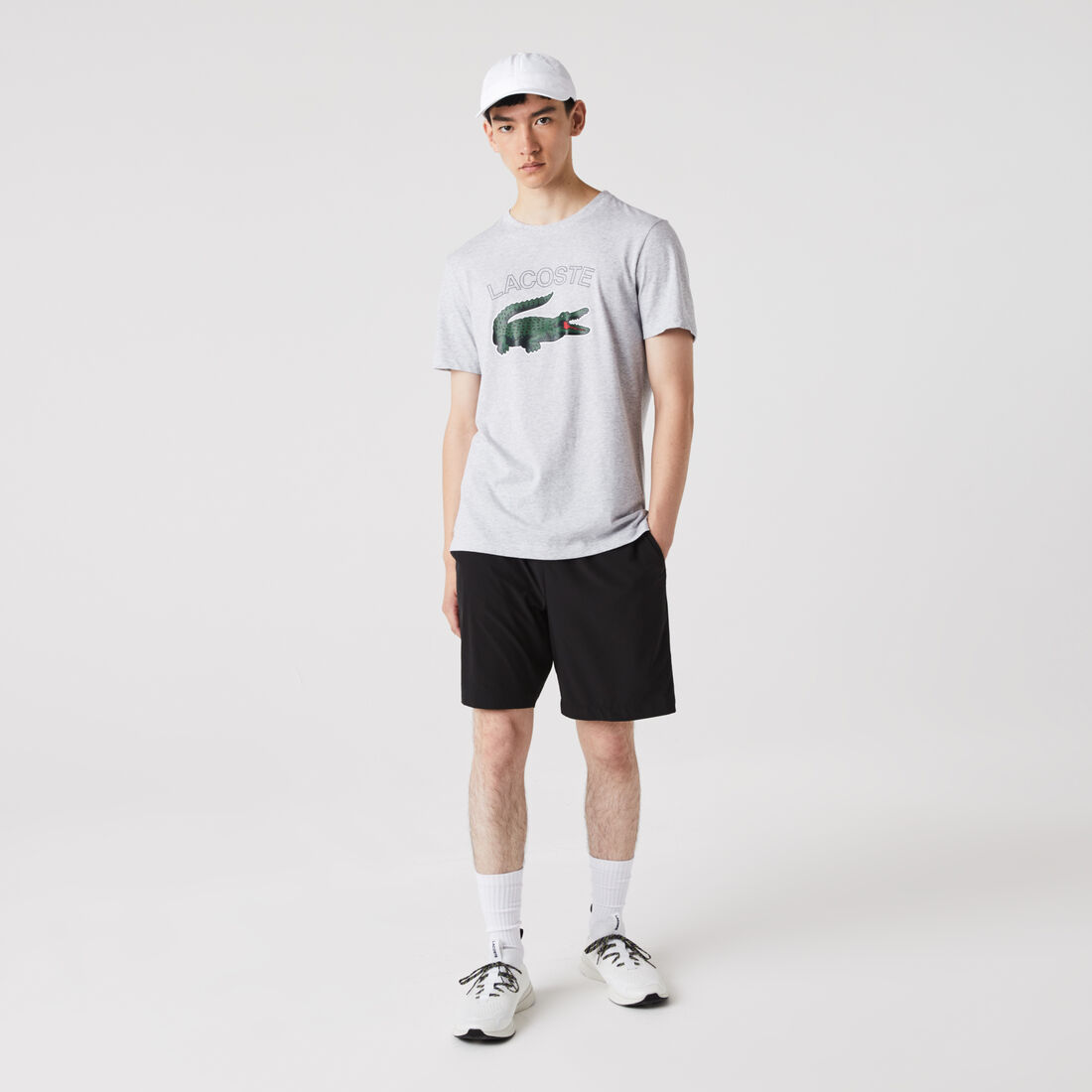 Men's Lacoste SPORT Crocodile Print Jersey T-Shirt