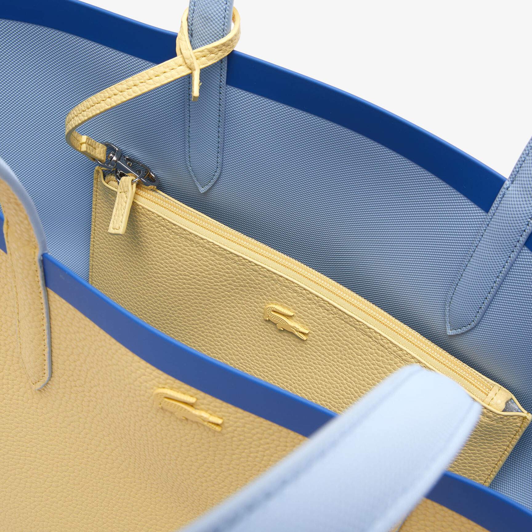 Women's Anna Reversible Contrast Band Coated Canvas Tote Bag