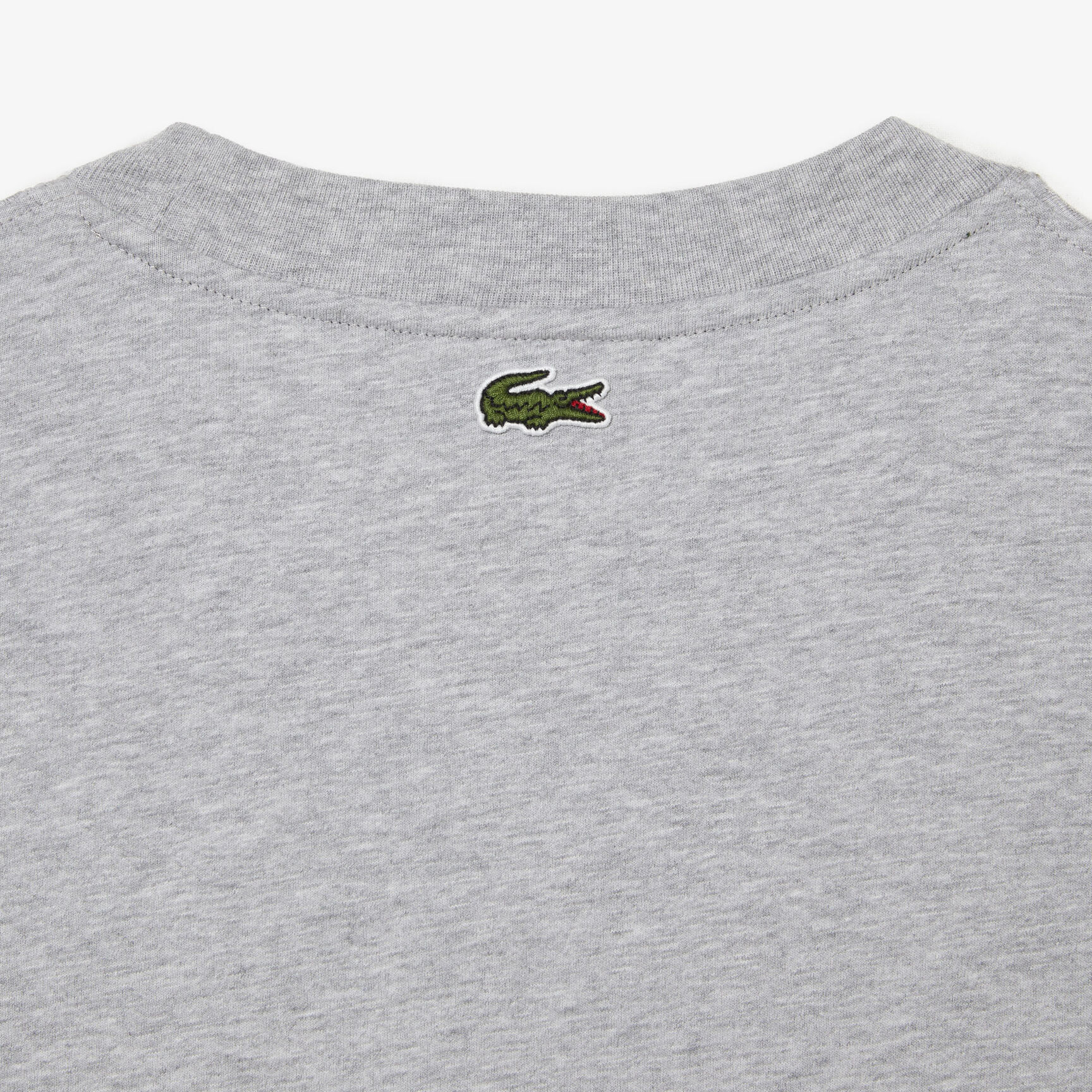Men's Lacoste Round Neck Loose Fit Crocodile Print T-shirt