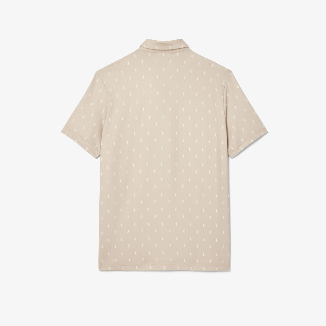 تي شيرت بولو قطن مطاطي بقصّة عادية ومزين بشريط يحمل كلمة Lacoste تي شيرت بولو قطن مطاطي بقصّة عادية ومزين بشريط يحمل كلمة Lacoste