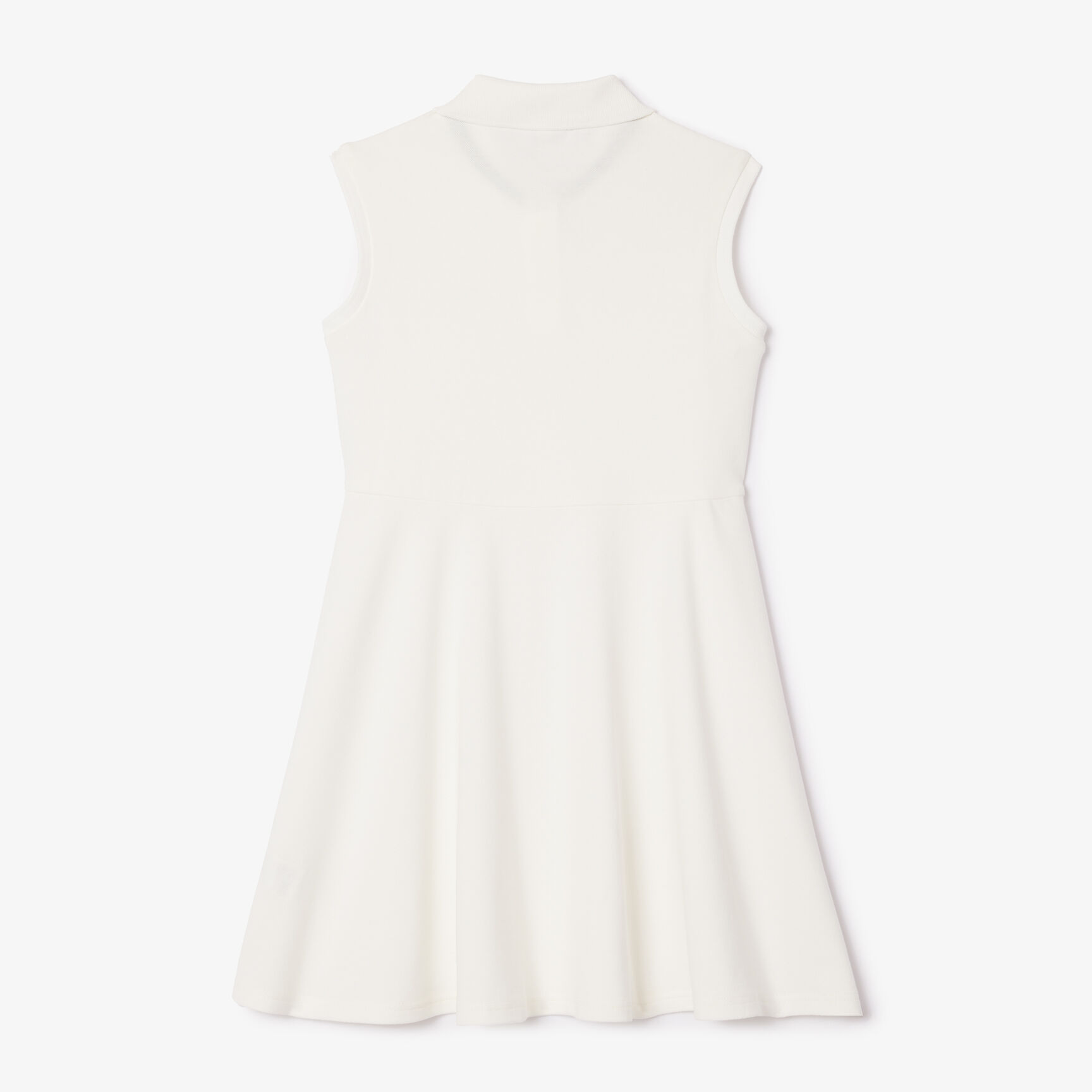 Girls' Lacoste Fit and Flare Stretch Pique Polo Dress