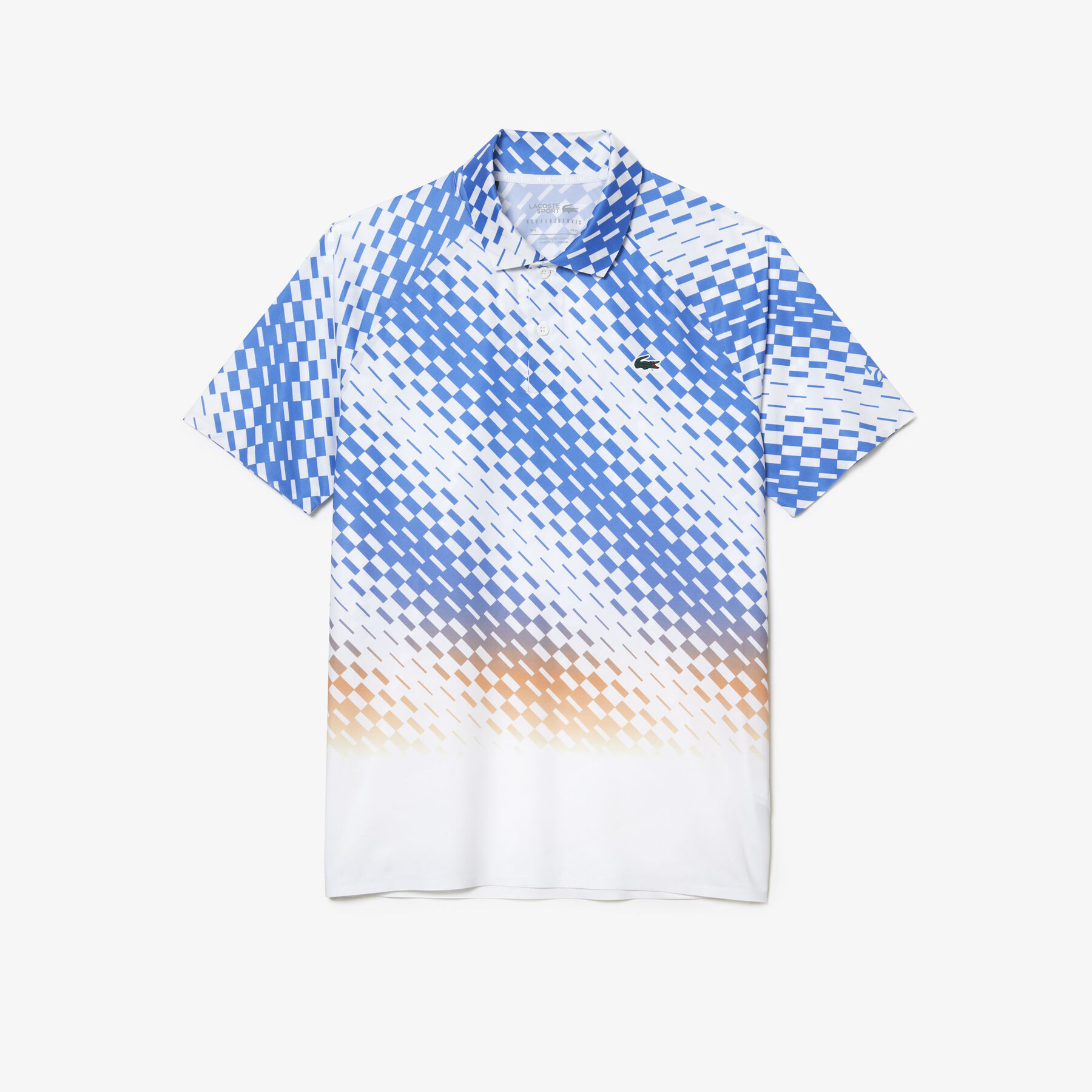 Men's Lacoste Tennis x Novak Djokovic Checkerboard Print Polo Shirt men s lacoste tennis x novak djokovic checkerboard print polo shirt